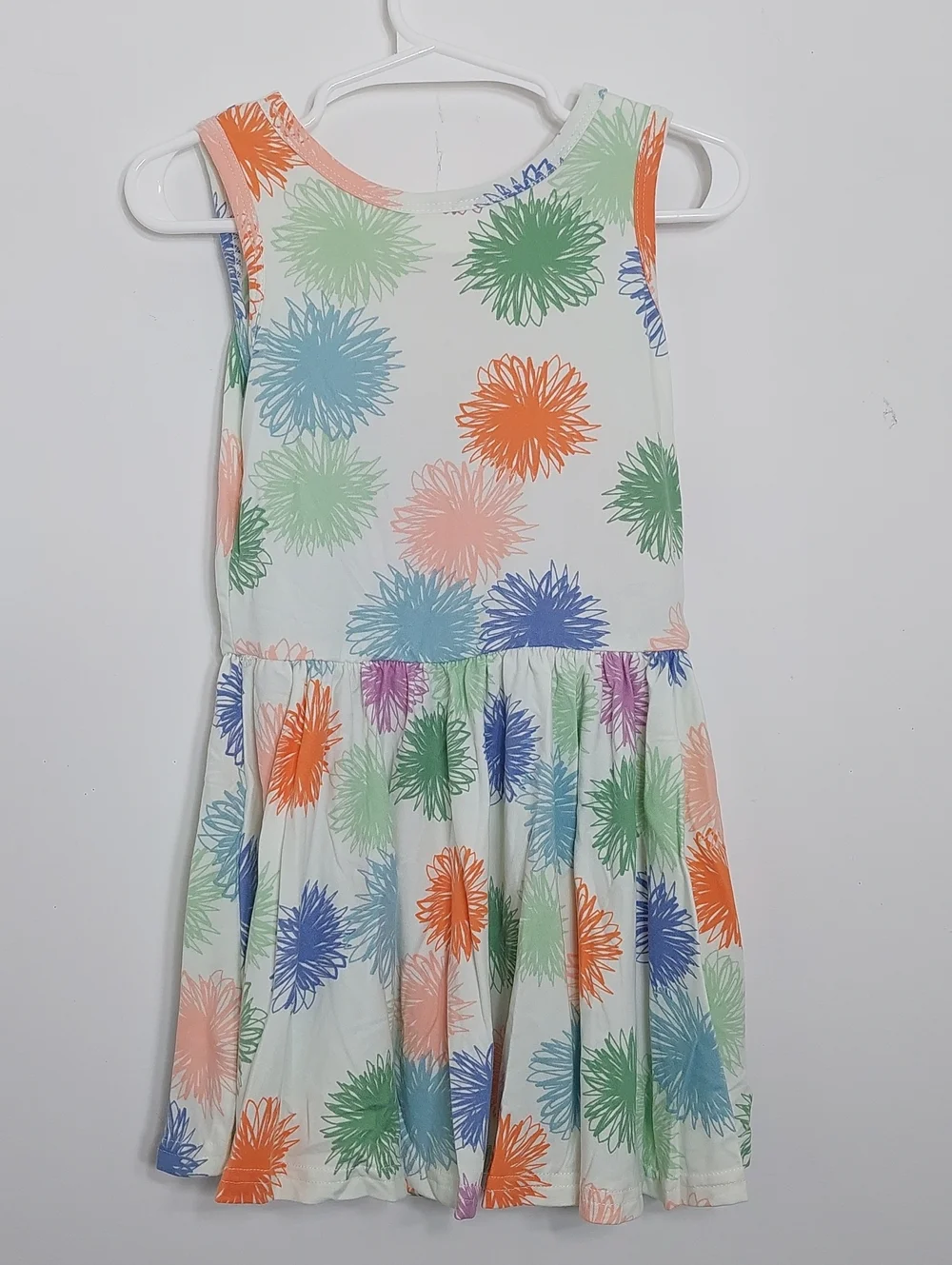 Dot Dot Smile Girls Dress Size 2T Doodle Bloom Tank Twirl Spin Multi Colorful